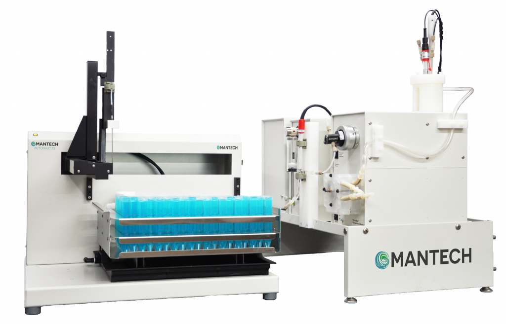 MT-100 system for automated titration analysis